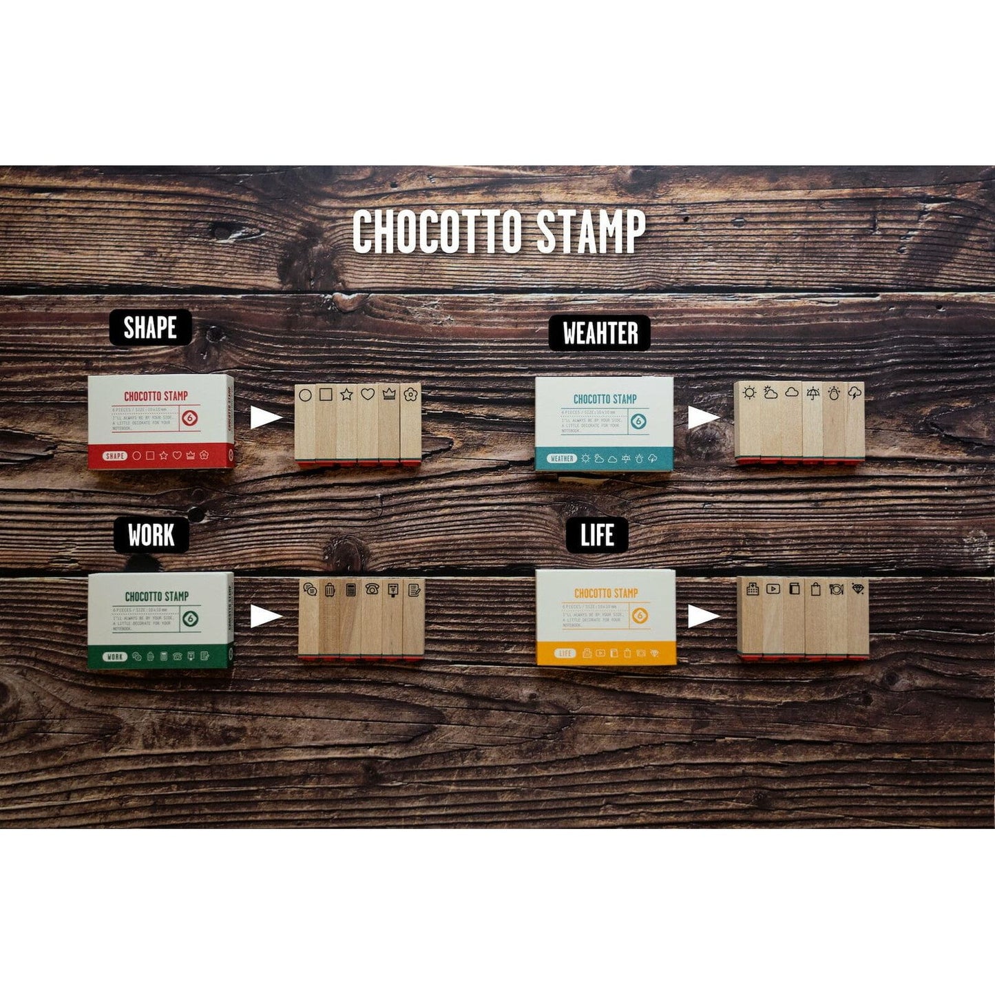 CHOCOTTO Stamp - Weather