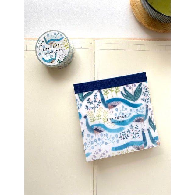 EL COMMUN Matoka Resfeber Memo Pad - Peacock