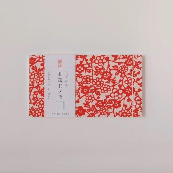 Japanese Hand-Bound Watoji Memo Pad – Yuzen #1