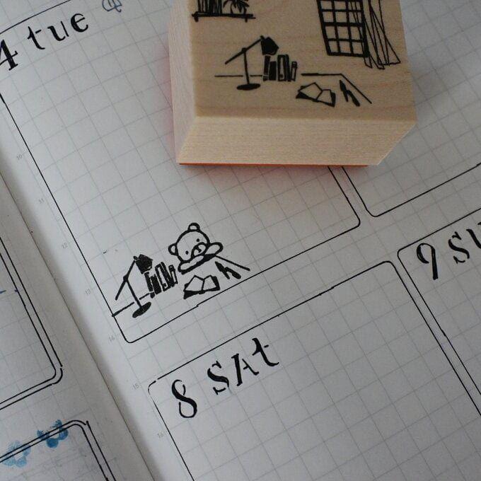 MA7stamp Rubber Stamp - Desk