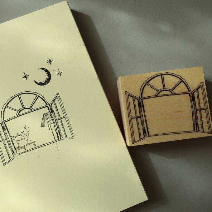 MA7stamp Rubber Stamp - Window