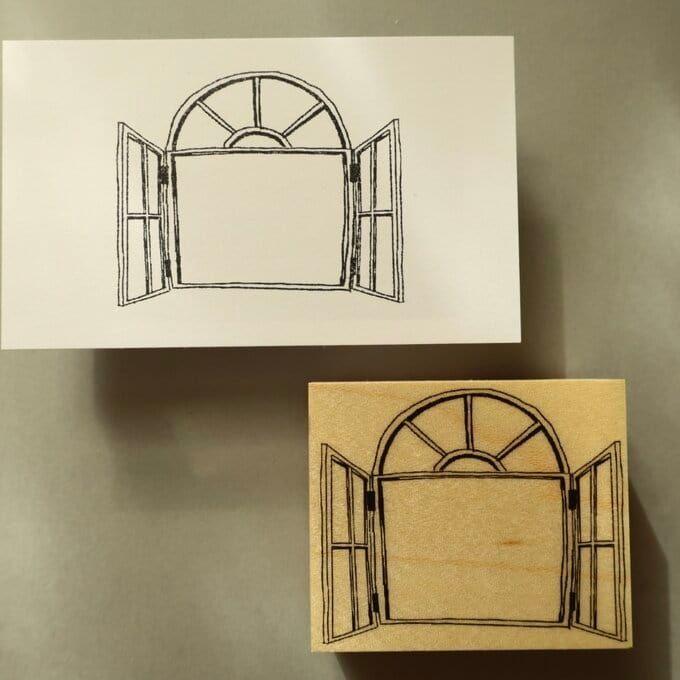 MA7stamp Rubber Stamp - Window