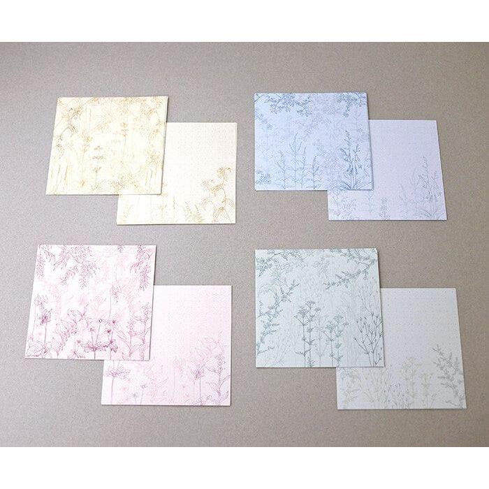 Mocolier Linylane Series Wildflowers Memo / Message Card Set