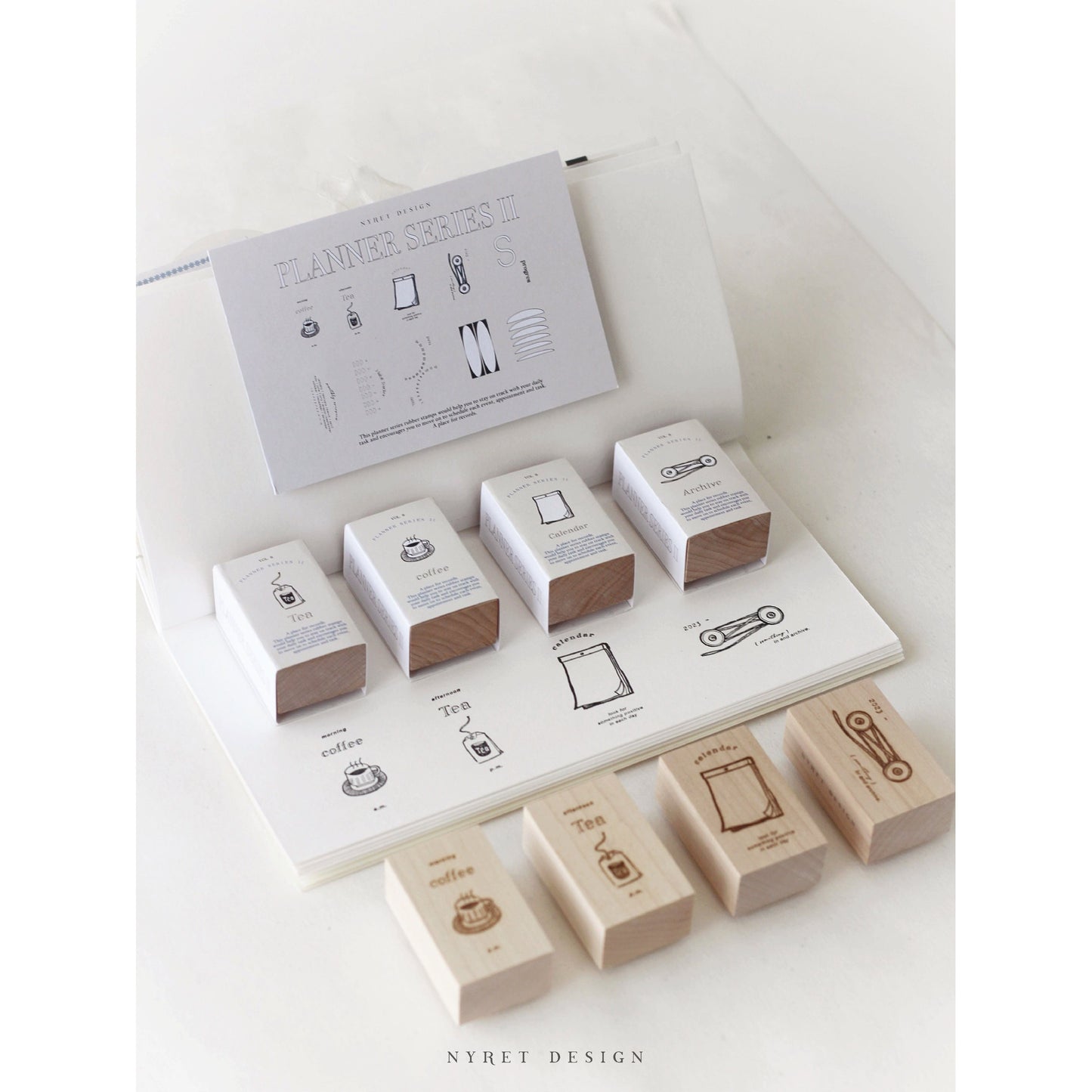 NYRET Design Rubber Stamps - The Planner Series II