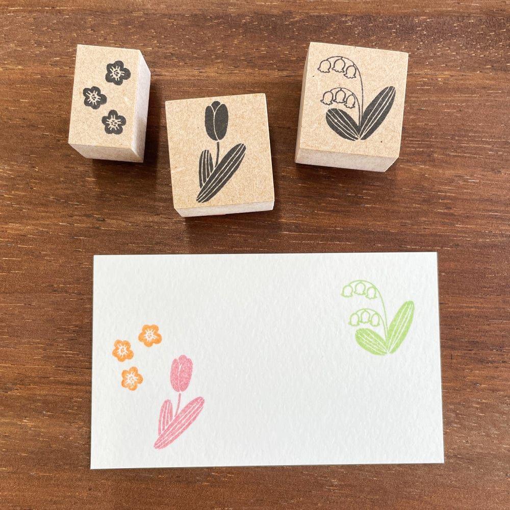 Stamp Marche Rubber Stamp Creator's Stamp Set - Spring Flower