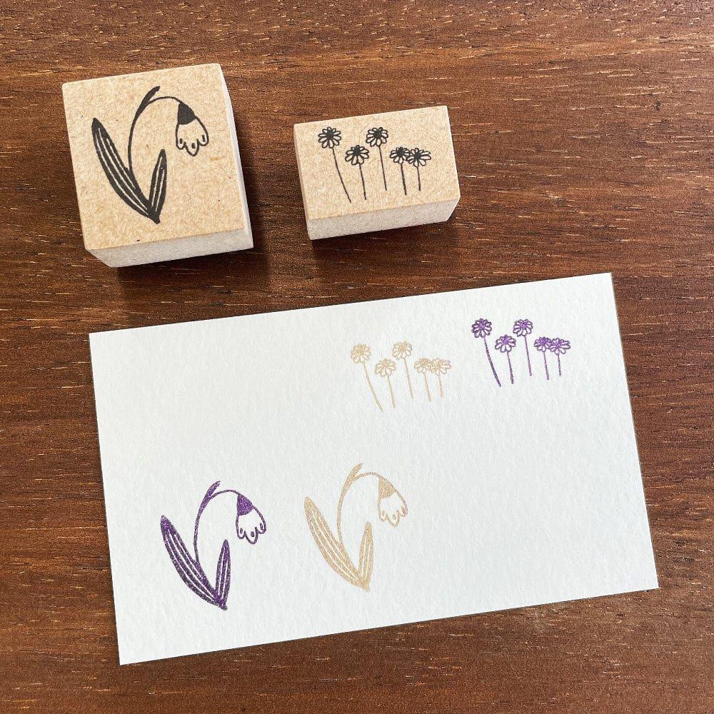 Stamp Marche Rubber Stamp Creator's Stamp Set - Winter Flower