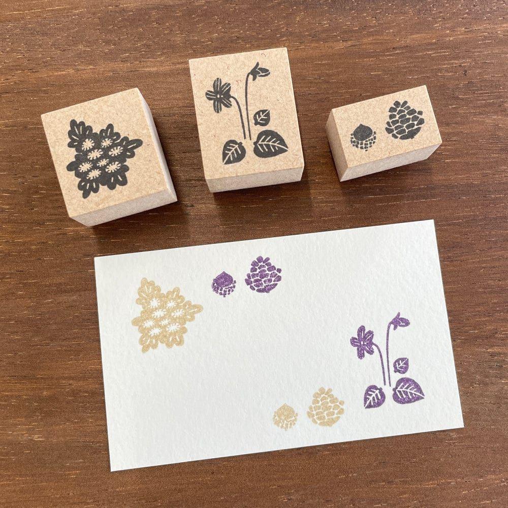 Stamp Marche Rubber Stamp Creator's Stamp Set - Winter Flower