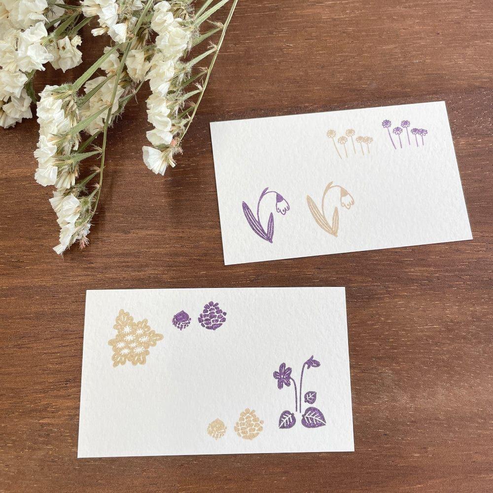 Stamp Marche Rubber Stamp Creator's Stamp Set - Winter Flower