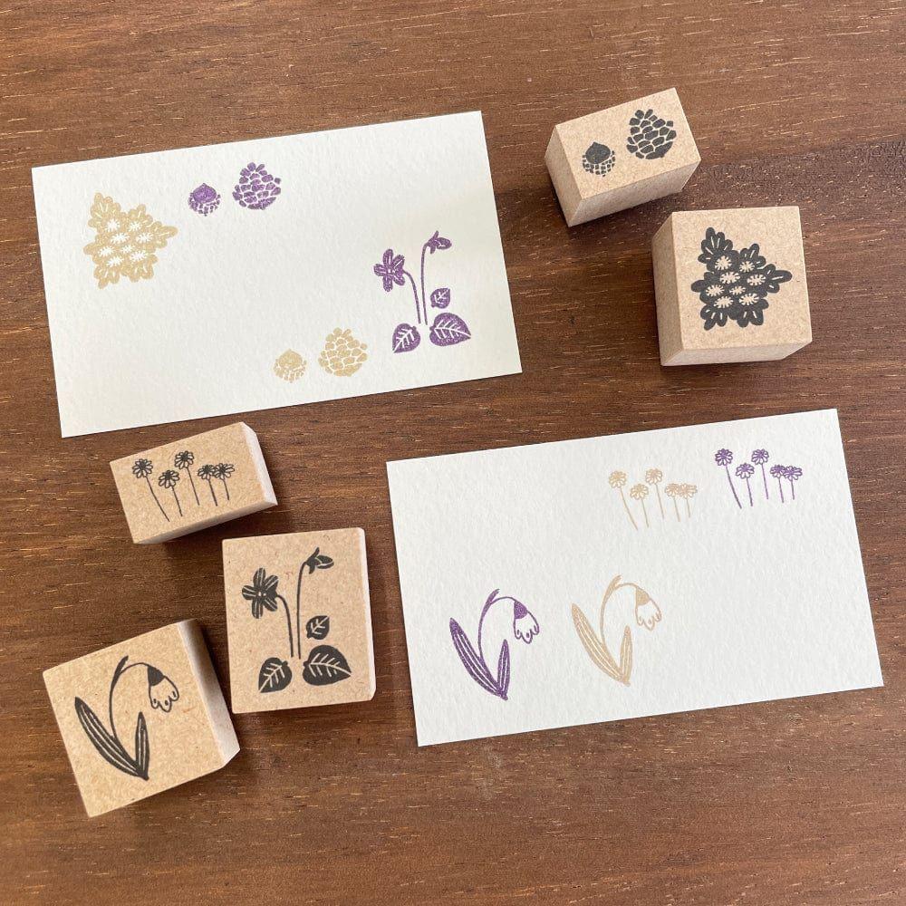 Stamp Marche Rubber Stamp Creator's Stamp Set - Winter Flower