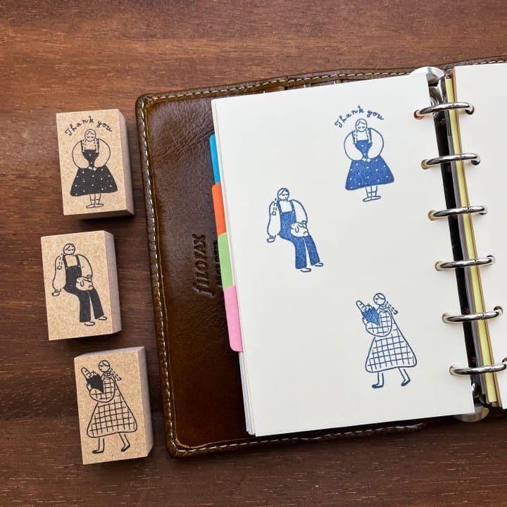 Stamp Marche Rubber Stamp - Relax