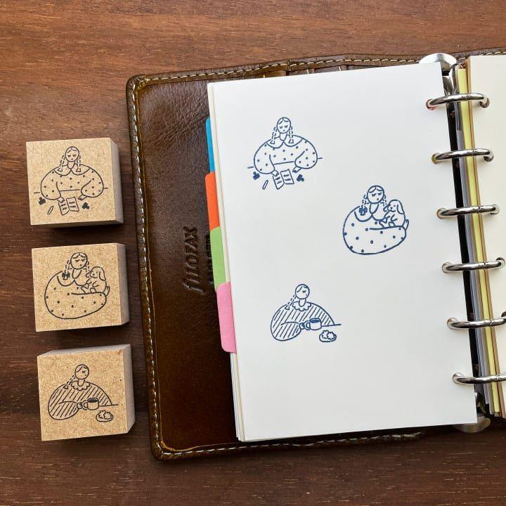 Stamp Marche Rubber Stamp - Time A