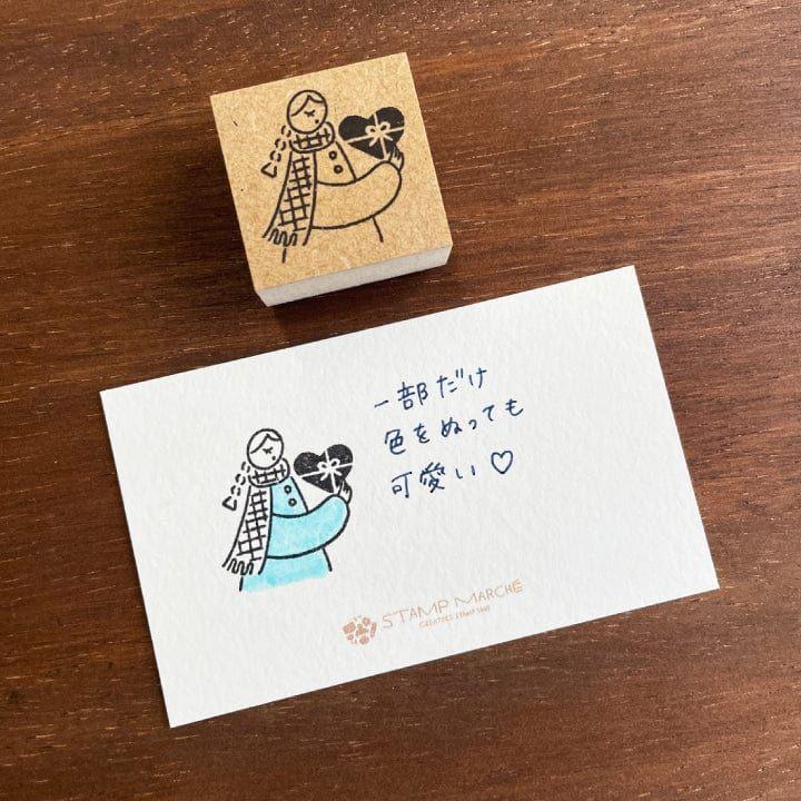 Stamp Marche Rubber Stamp - Valentine A