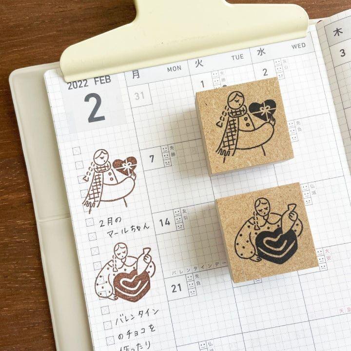 Stamp Marche Rubber Stamp - Valentine A