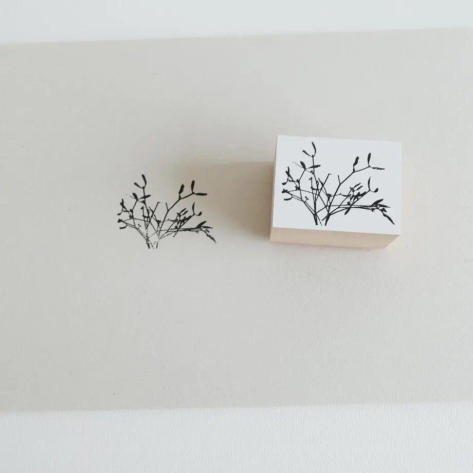 Yohaku Rubber Stamp S-026 - Mistletoe