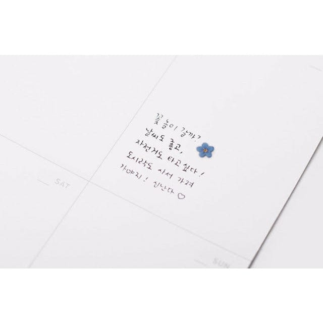 Appree Pressed Flower Sticker - Forget me not