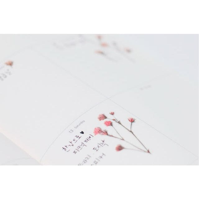 Appree Pressed Flower Sticker - Gypsophila