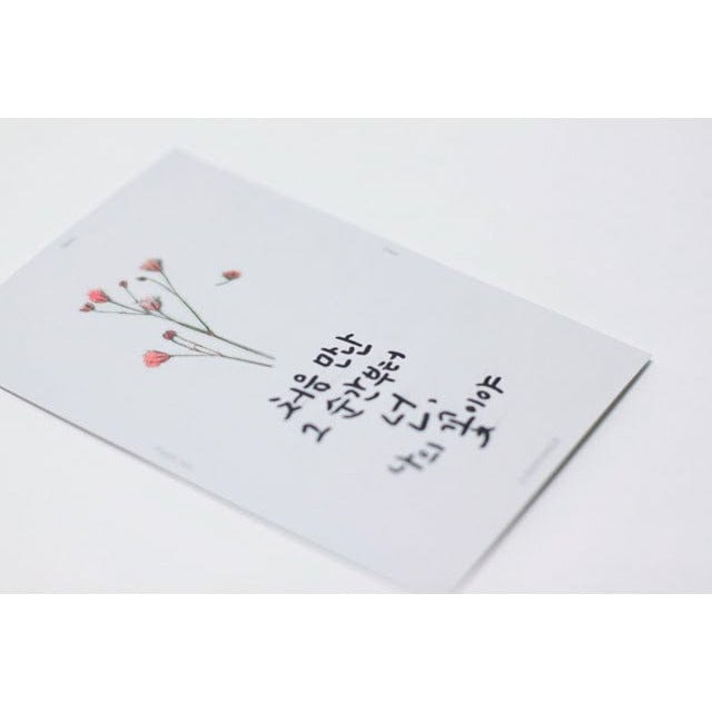 Appree Pressed Flower Sticker - Gypsophila