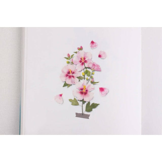 Appree Pressed Flower Sticker - Rose of sharon