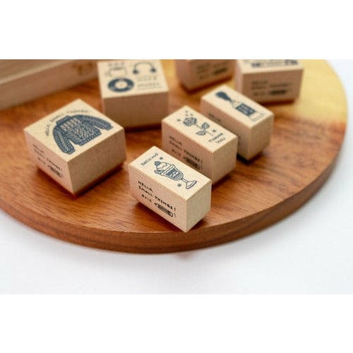 Eric Hello Small Things x Sanby Collaboration Stamp Set - Label