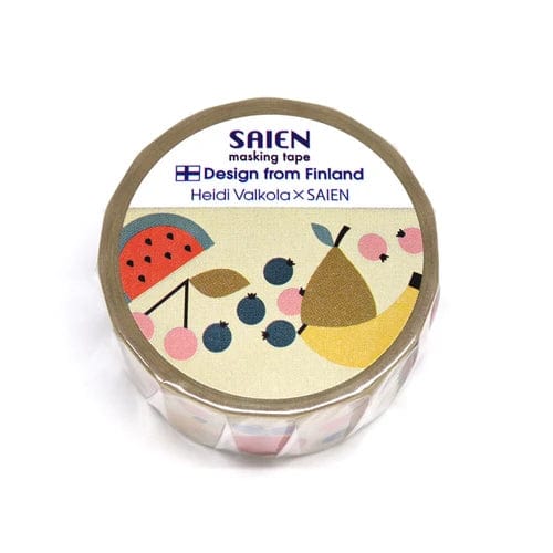 Heidi Valkola X SAIEN Masking Tape – Fruits