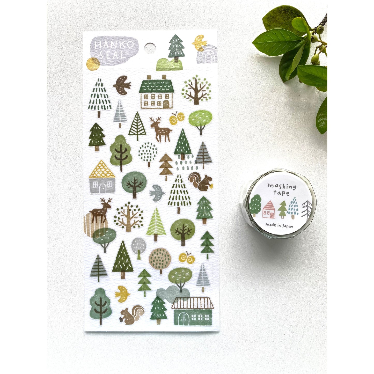 Mind Wave Hanko Seal Stickers - Forests