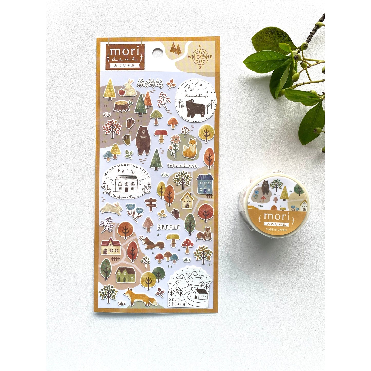 Mind Wave Mori Seal Stickers - Minori Forest