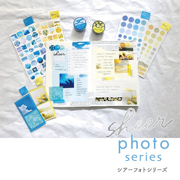 Mind Wave Sheer Photo Series - Blue
