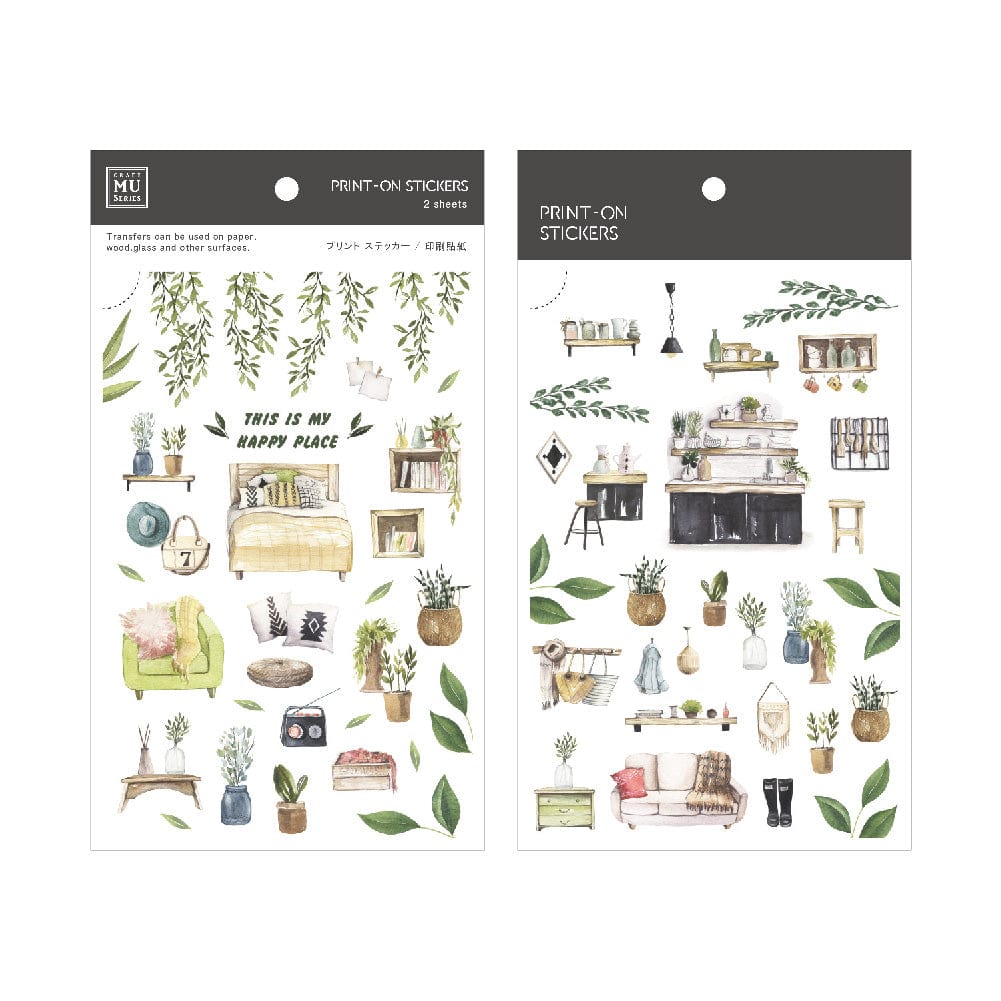 MU Lifestyle Print-On Sticker 114 - This Is My Happy Place