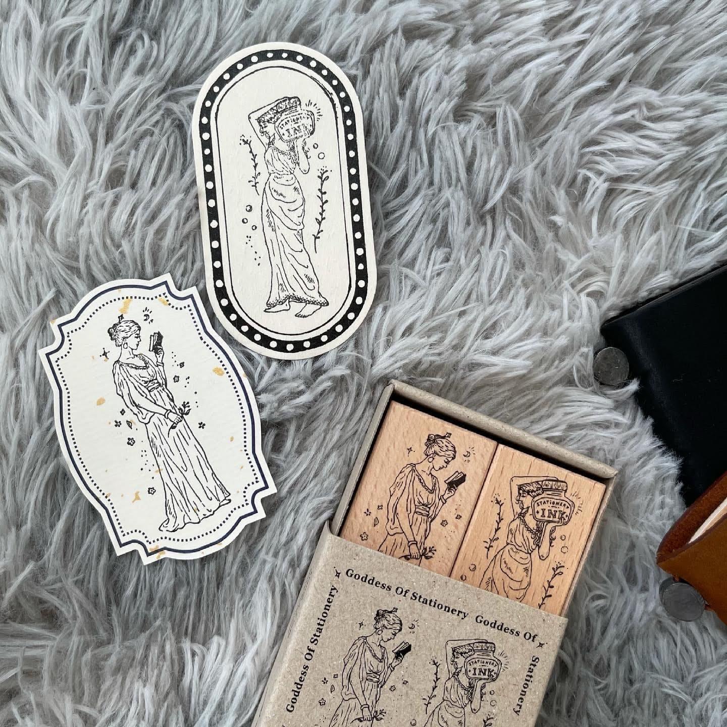 PION Rubber Stamp - Stationery Goddess (stamp set)
