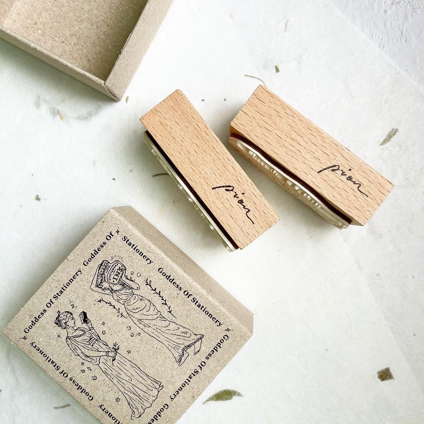 PION Rubber Stamp - Stationery Goddess (stamp set)