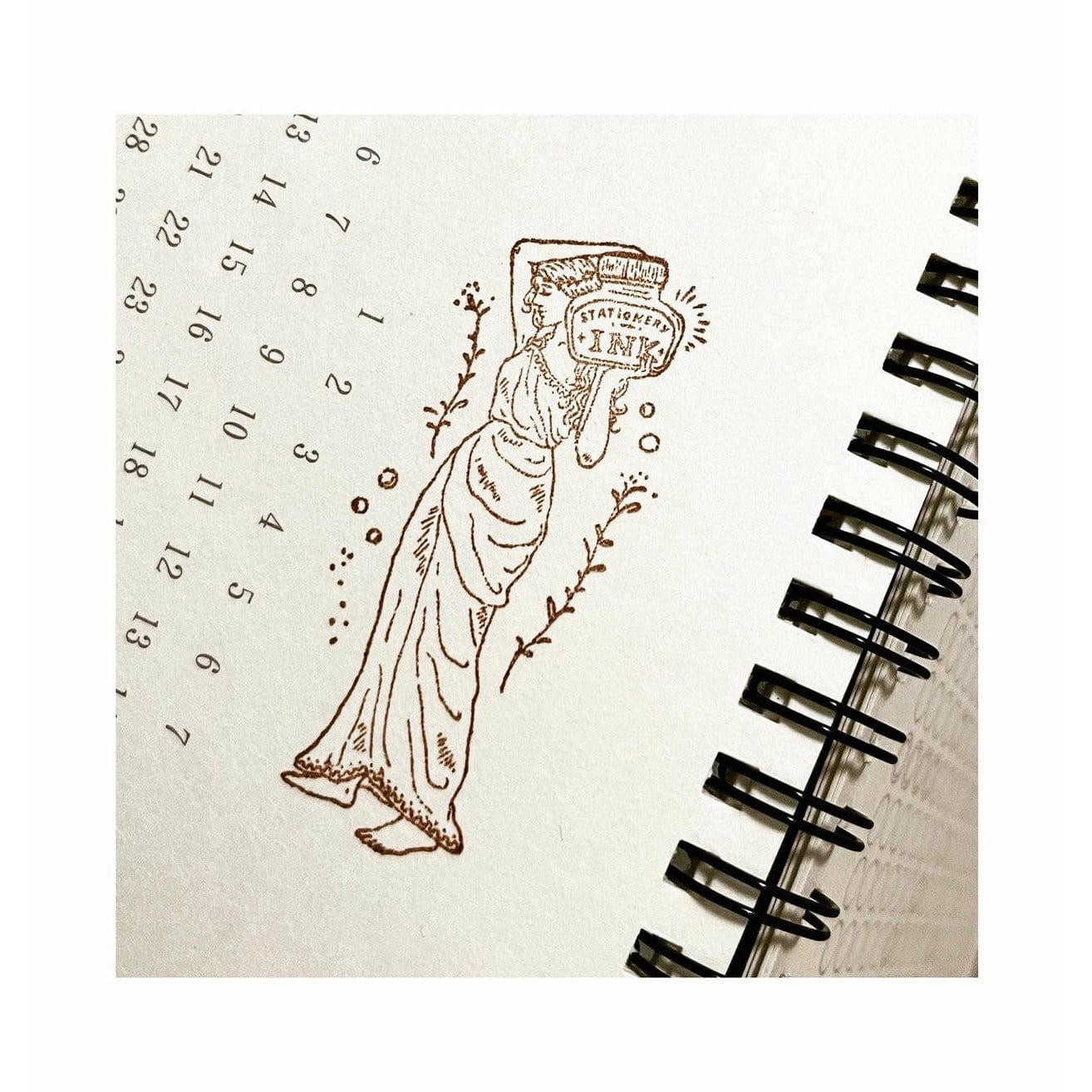 PION Rubber Stamp - Stationery Goddess (stamp set)