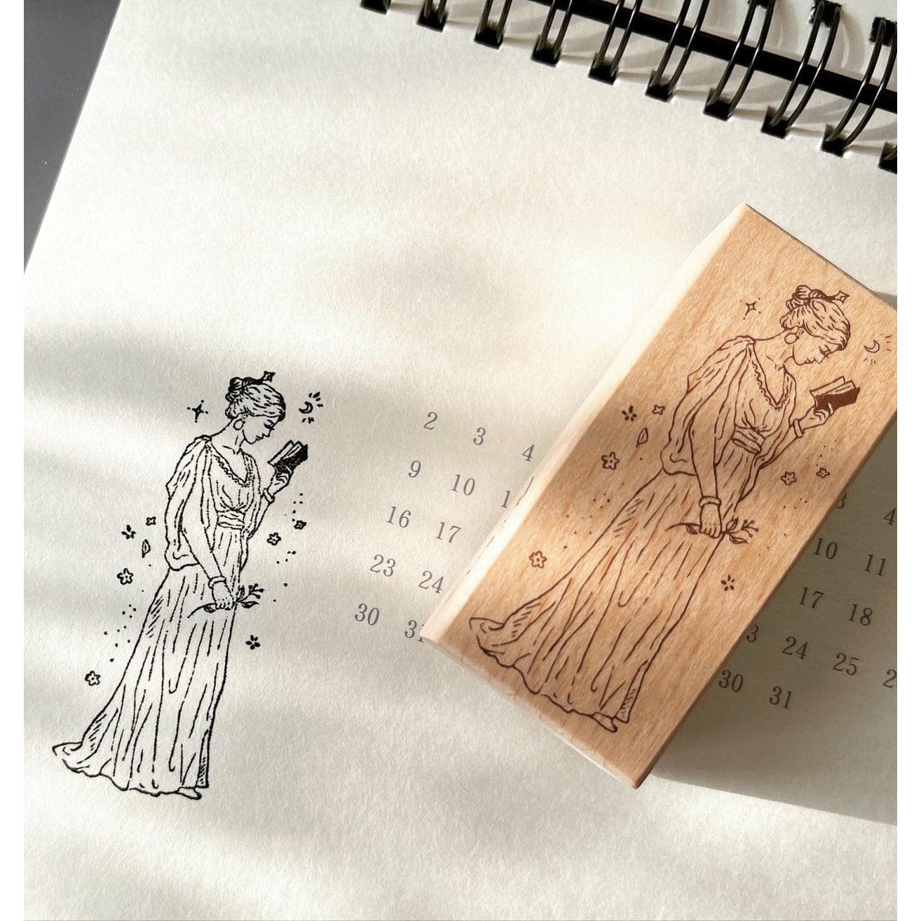 PION Rubber Stamp - Stationery Goddess (stamp set)