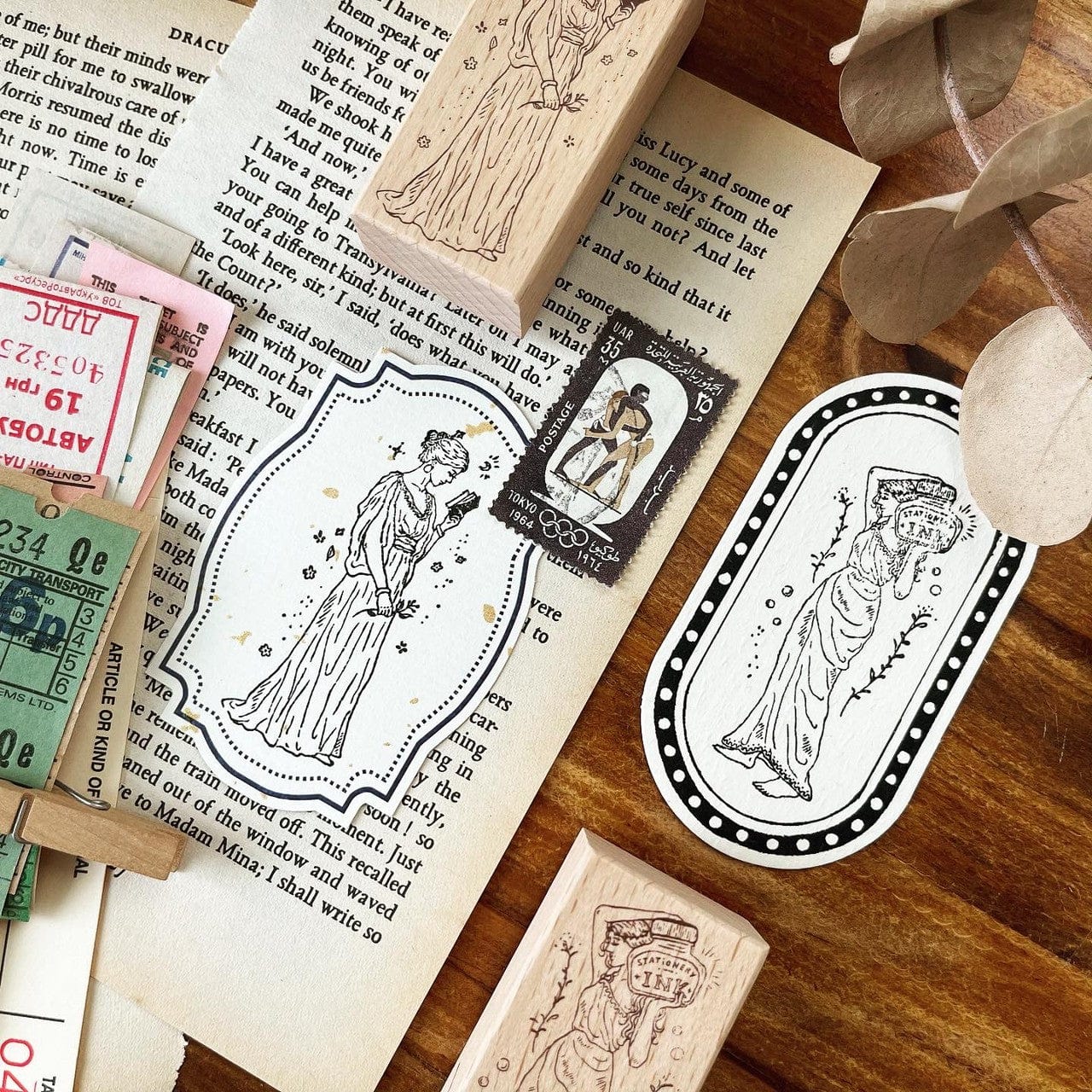 PION Rubber Stamp - Stationery Goddess (stamp set)