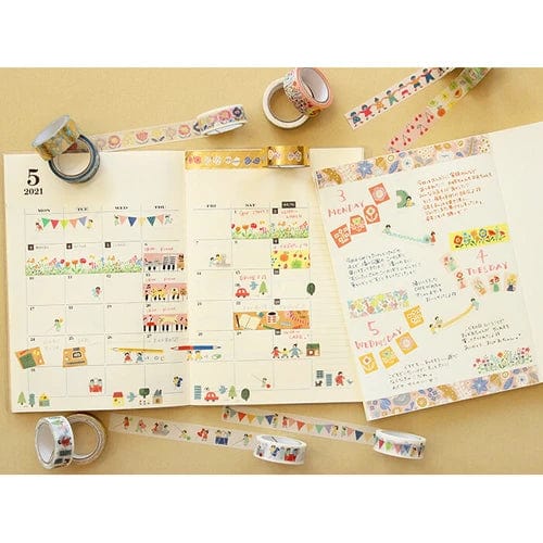Wa-Life Biyori Washi Tape - Elf and Tape