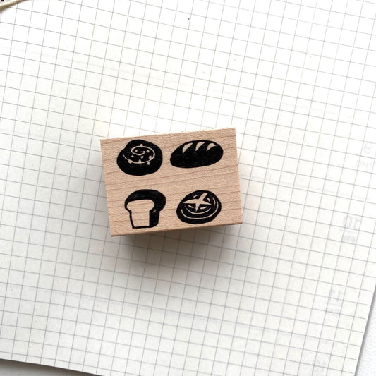 Hankodori Rubber Stamp - Breads