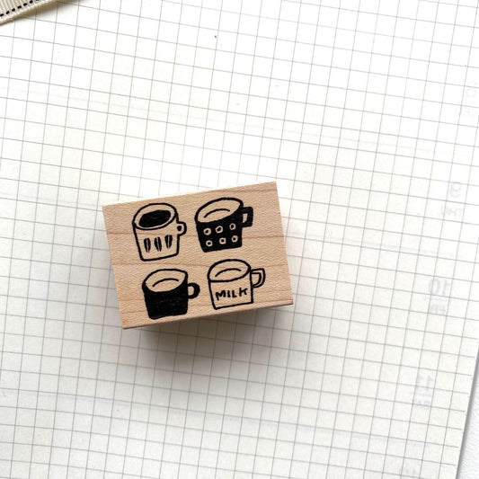 Hankodori Rubber Stamp - Mugs