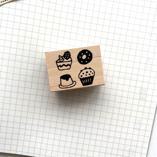 Hankodori Rubber Stamp - Sweets