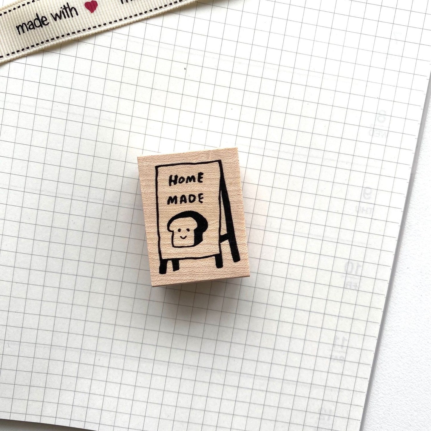 Hankodori Rubber Stamp - Signboard (Homemade)