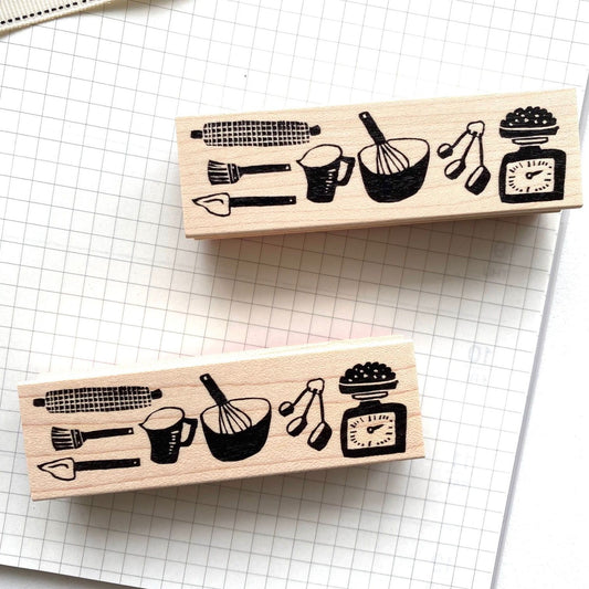Hankodori Rubber Stamp - Baking Tools
