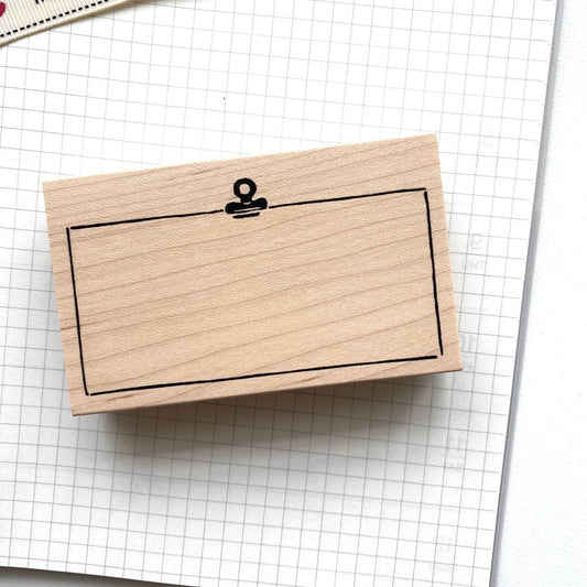 Hankodori Rubber Stamp - Memo (Large)