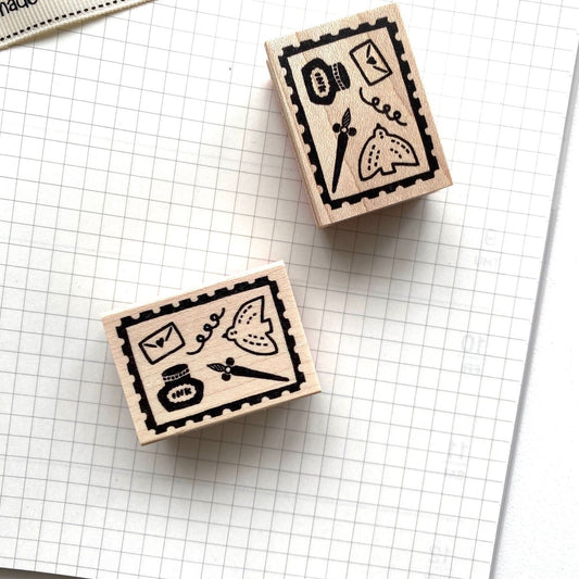 Hankodori Rubber Stamp - Kaku