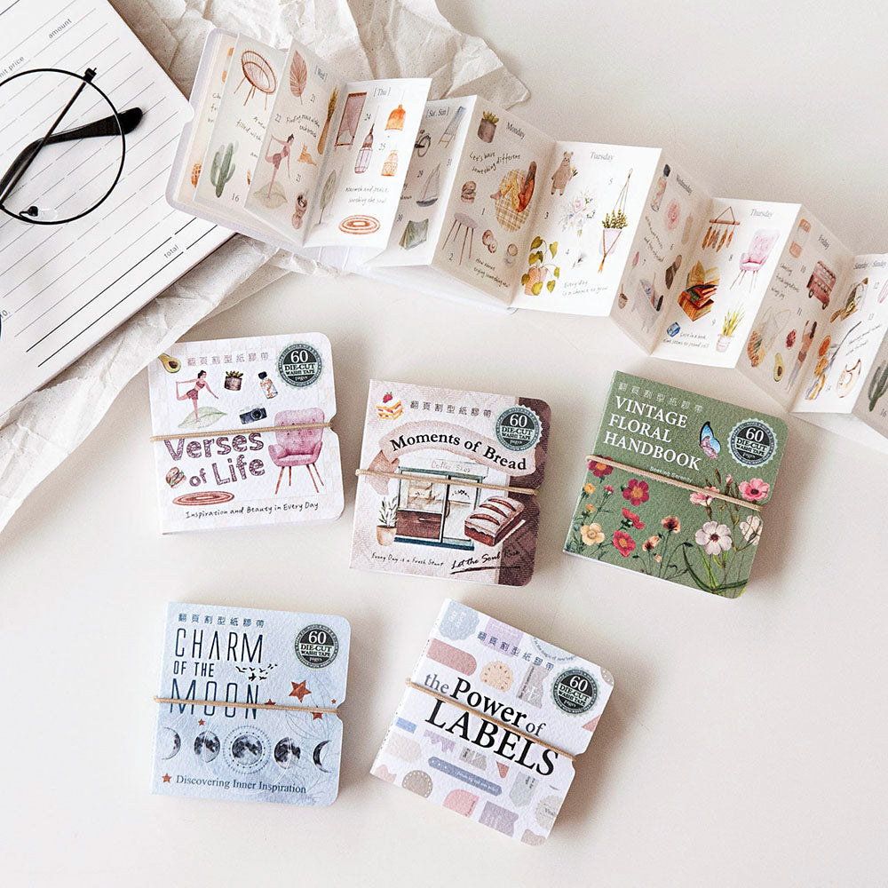 Bundle Offer - MU Lifestyle Die-Cut Washi Tape Mini Booklets (Set of 5)