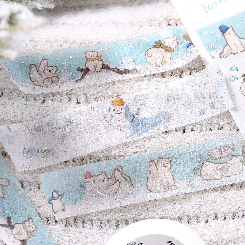 BGM Winter Limited Collection Masking Tape - Bear