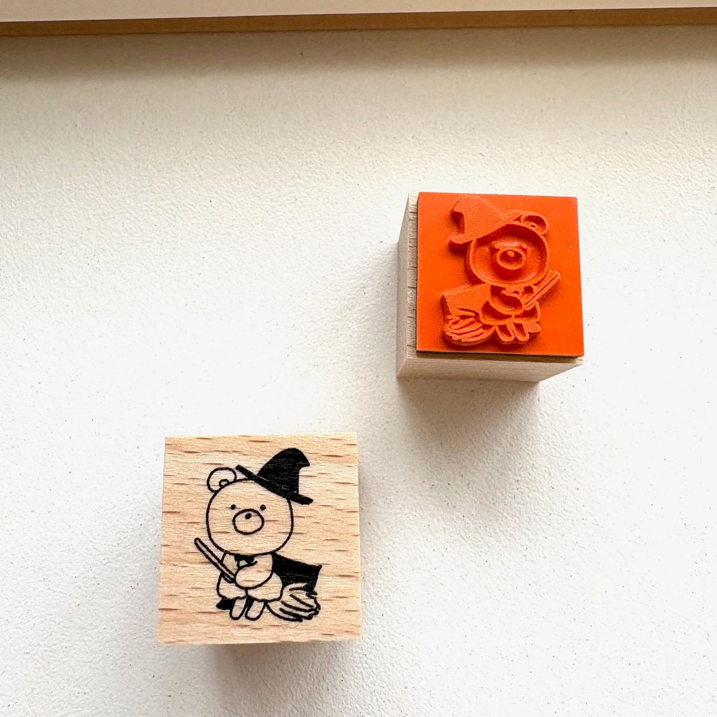 Forme. Rubber Stamp - Baby Kuma Wizard