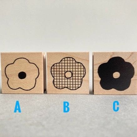 Hankodori Rubber Stamp - Bloom