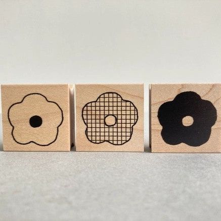 Hankodori Rubber Stamp - Bloom