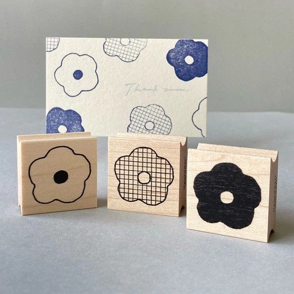 Hankodori Rubber Stamp - Bloom