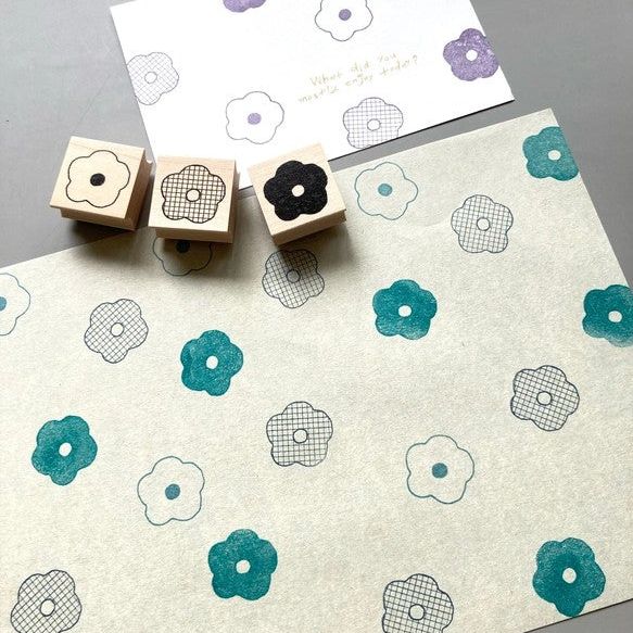 Hankodori Rubber Stamp - Bloom