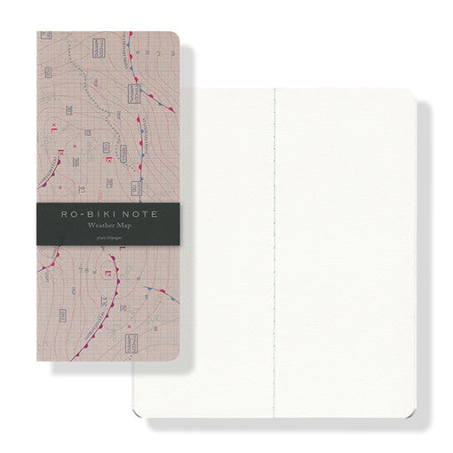 Yamamoto Ro-Biki Notebook - Map Series - Weather Map