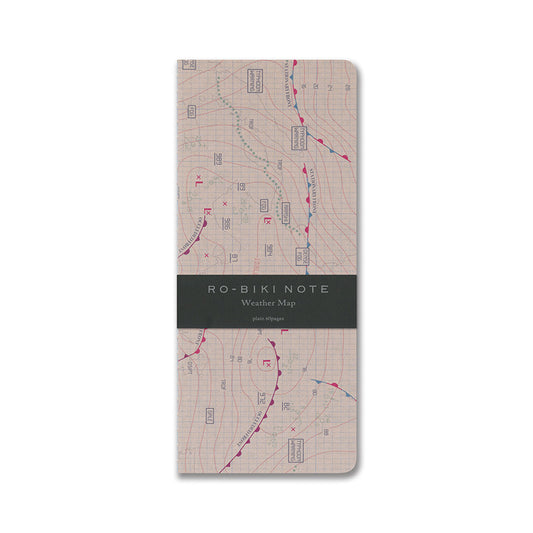 Yamamoto Ro-Biki Notebook - Map Series - Weather Map
